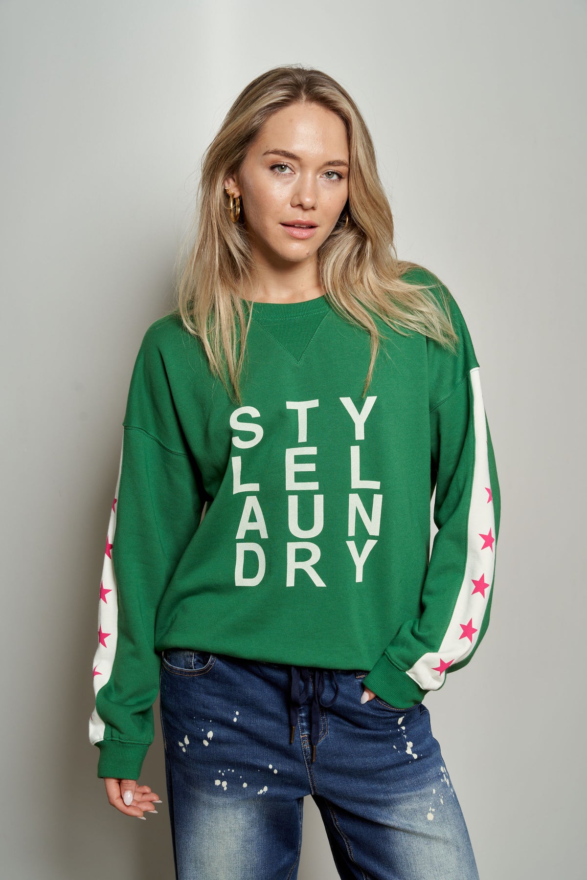 Style Laundry Logo Oversized Sweater