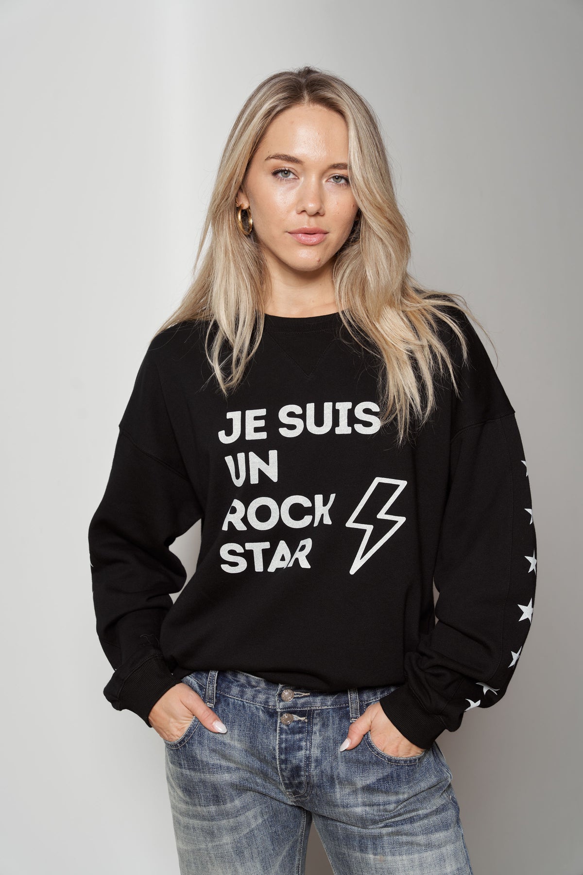 Rockstar Oversized Graphic Sweater