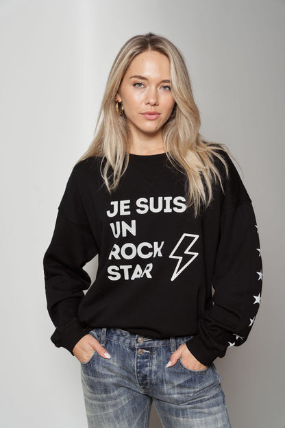 Rockstar Oversized Graphic Sweater