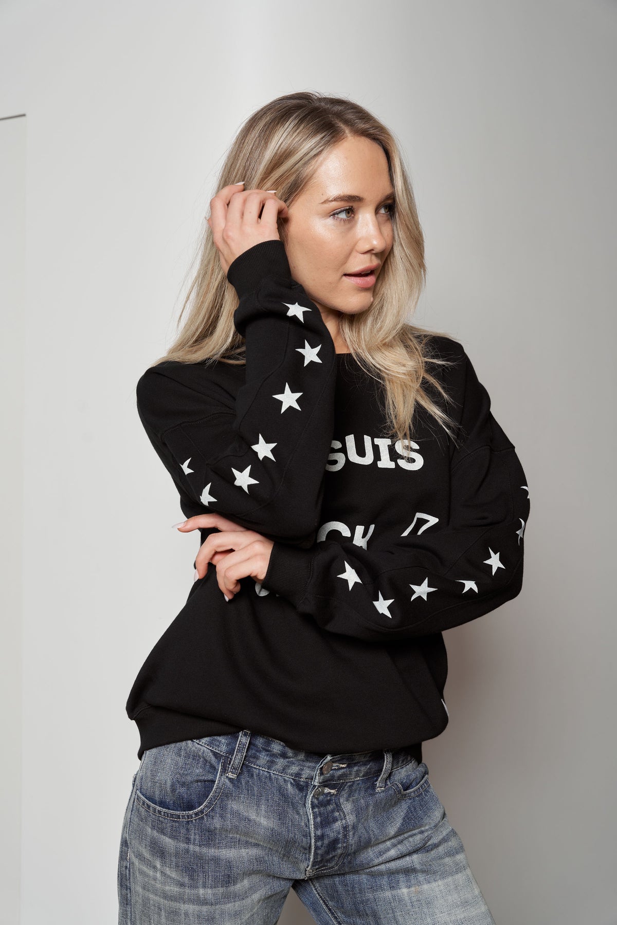 Rockstar Oversized Graphic Sweater