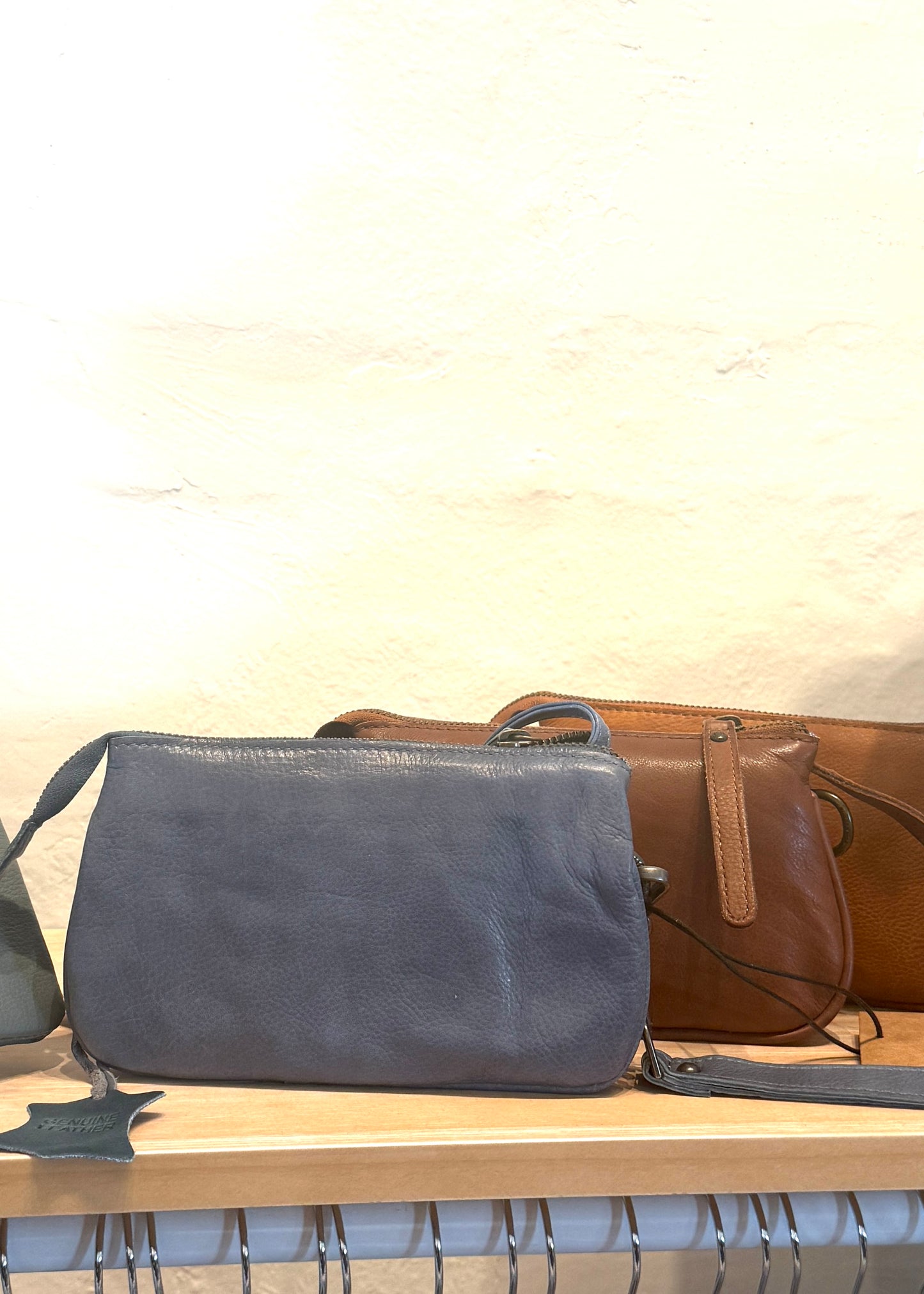 St Kilda Cross Body Leather Bag Clutch