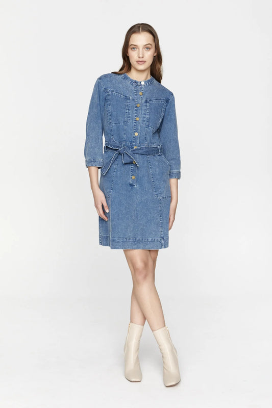 Shop Denim Dress, Denim dresses online, Shop Denim Button up Dresses, Womens Denim Dress, Buy Denim mini Dress, St rose denim Dresses, Izzi Denim Dress, Shop Saint Rose online, Saint rose stockists