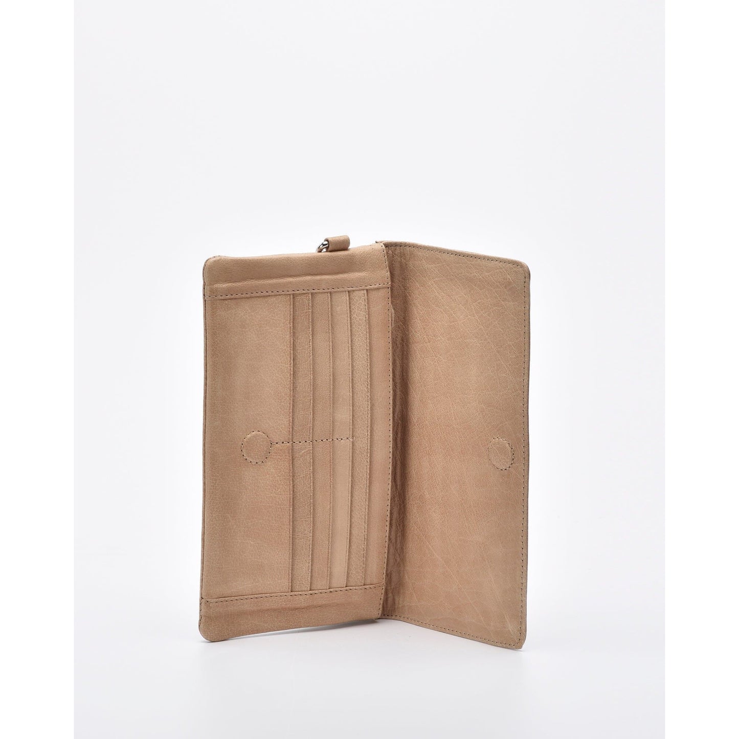 Wodonga Soft Leather Fold Over Wallet With Wristlet