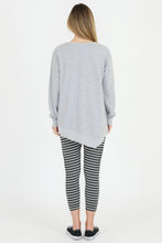 Newhaven Sweater -  Grey Marle (Plus Size)