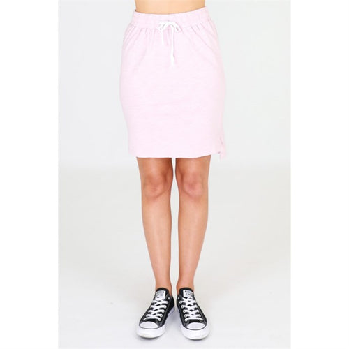 3rd Story Alice Skirt in Pink Blush Marle, Cotton Skirt elasticated waist 3rd Story Skirt Basic State