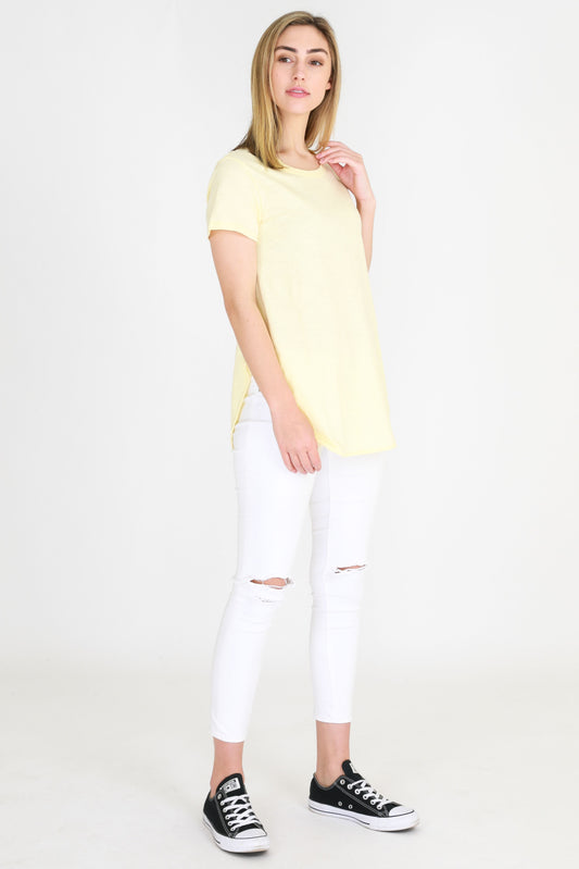3rd Story The Label Elwood Tee LEMON YELLOW TSHIRT ELWOOD TEE - BASIC STATE 3RD STORY CLOTHING