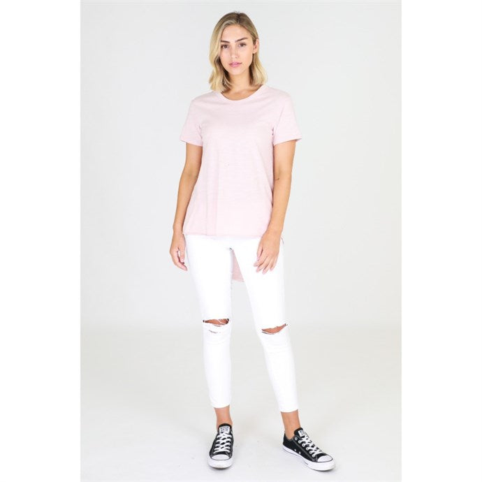 Buy 3rd Story Sorrento Tshirt Buy 3rd Story Tshirt Buy Sorrento Tee Stripe Sorrento Tshirt 3rd story stockist aust 3rd Story Sorrento Tee Tail hem tee Basic State Longer back Tee