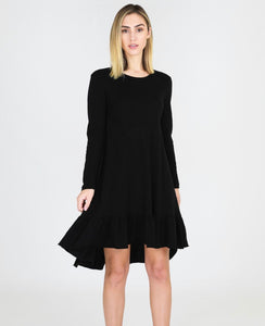 3rd Story Stacey Dress - Long Sleeve Dress - Black Dress - Long Sleeve Hilary Dress - Basic State