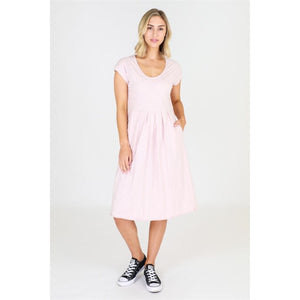 3rd Story Evelyn Dress - Blush Marle - Basic State Shop 3rd Story Evelyn Dress, Buy 3rd Story Dress with pockets, Shop 3rd Story clothing online