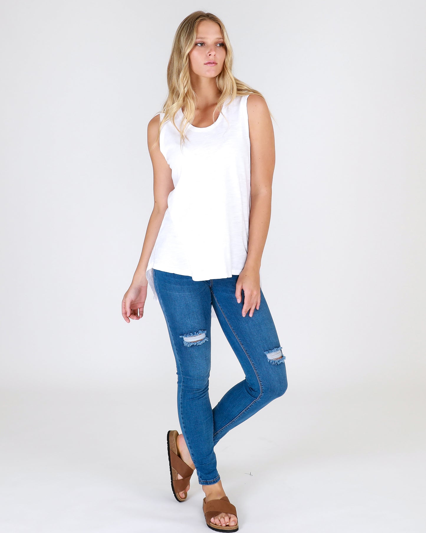 3rd Story Madison Tank Basic State 3RD STORY THE LABEL