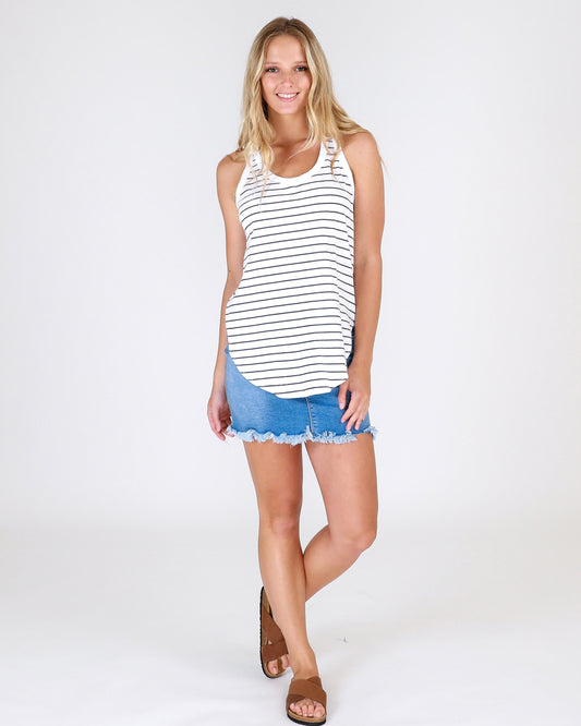 3RD STORY SINGLET HAMILTON TANK singlet  - STRIPE basic state