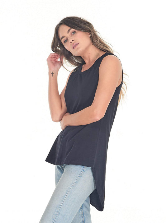 Cle Organic Clothing Cle Clothing Australian Stockist Cle Melbourne Stockist Cle Clothing Amelia Tank Cle Amelia Tank Longer Length Cle Tank Basic State Cle Stockist