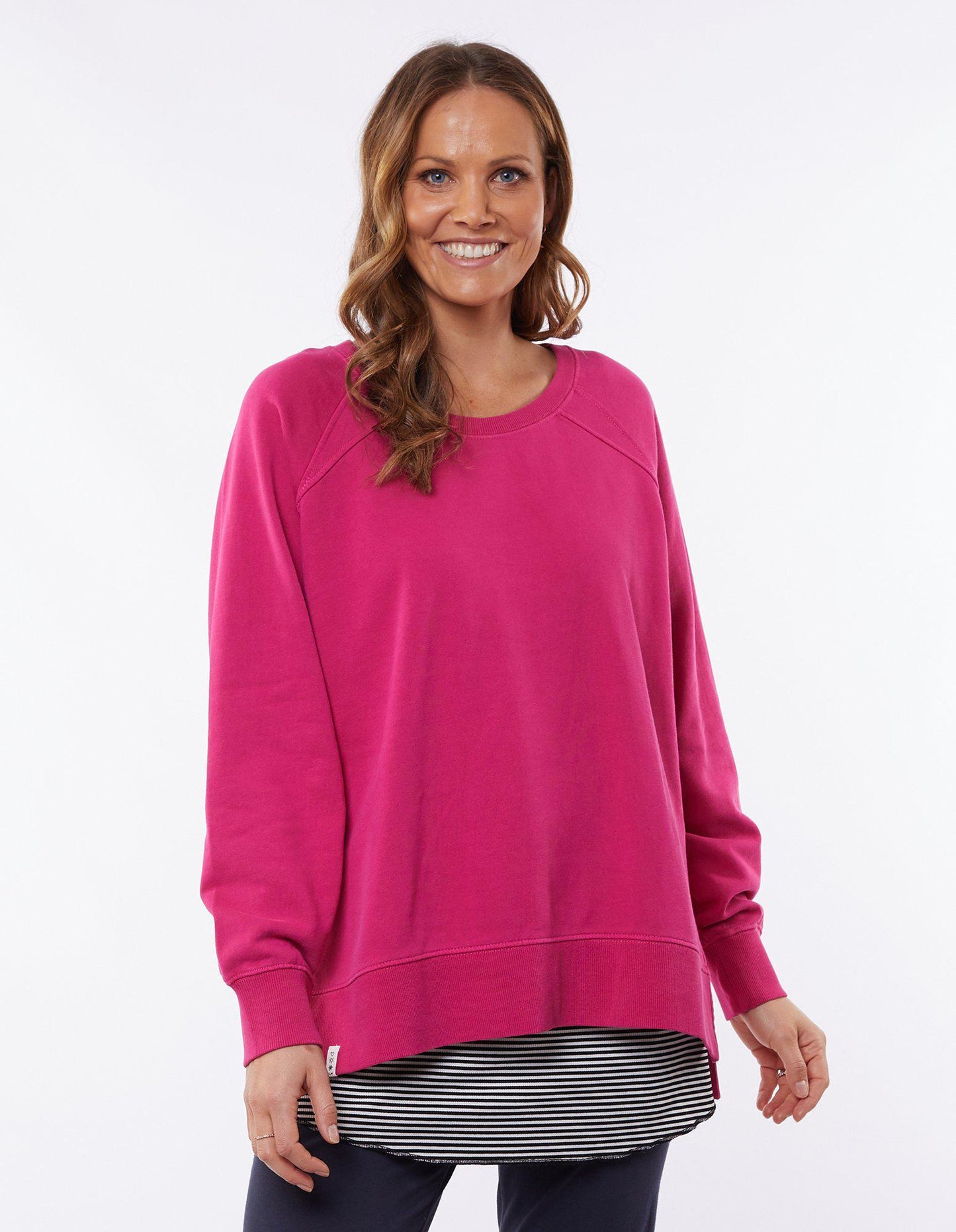 Buy Elm Victoria Fleece Shop Elm Sweaters Online buy Elm Victoria Sweater Buy Elm Victoria Crew Hot Pink Buy Elm Victoria Sweater Raspberry Sorbet