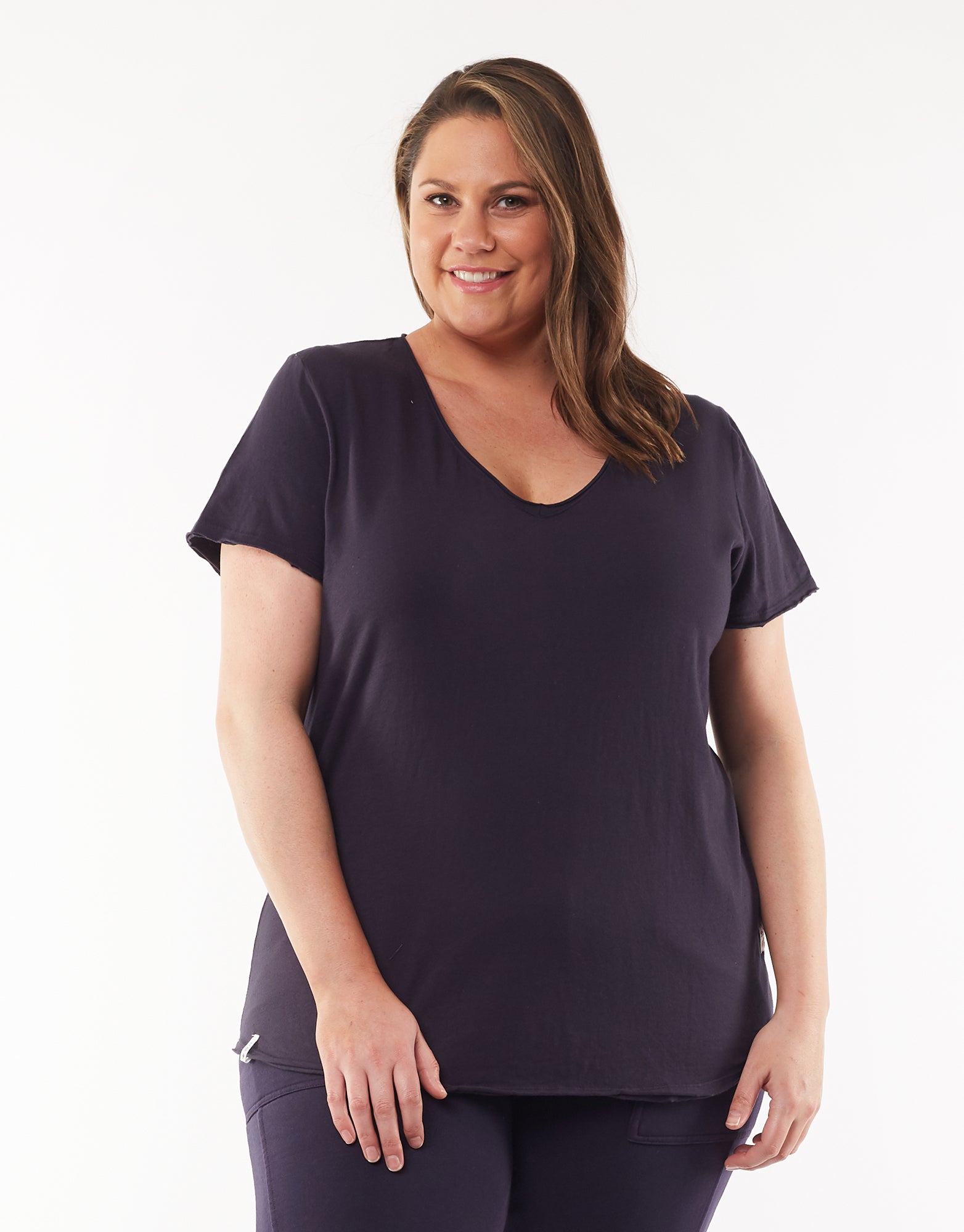 Elm Vee Tee Navy Elm V Tee Navy Elm Stockist Elm Online Stockist Elm Australian Stockist Elm Plus Size Clothing V Neck Tee Elm Navy Tee Plus Size Basic State Australian Elm Stockist Elm Sydney Stockist Elm Melbourne Stockist Elm Perth Stockist Elm Brisbane Stockist Elm Plus size Vee Tee Navy Elm Plus Size V Tshirt Navy Elm Perth Stockist