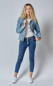 Shop Dricoper Denim Jacket Buy Dricoper denim jacket DAZZLER BUR BLUE DENIM JACKET 