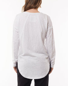 Mackenzie Long Sleeve Tee - White