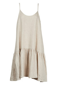 Haven Clothing Majorca String Dress Sand Basic State Australian Stockist Majorca String Dress Sand Tan Midi Dress Haven