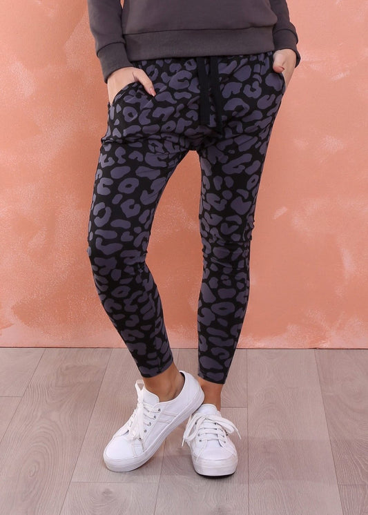 Lainie Lounge Pants Lainie Lounge Pants Lainie Slouch Pants Leopard Print Basic State Australia