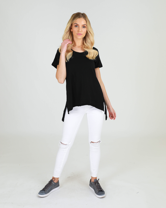 3rd Story Brighton Tee Black Basic State Size 8 Size 20 Size 22 Size 18 Plus Size XXL Ladies Tee XXXL tshirt Ladies Basic State