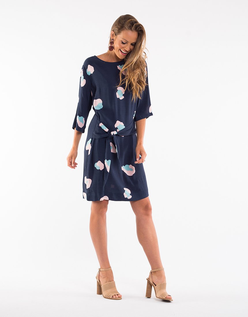 Buy Elm Tie Waist Shift Dress - Elm Frances Shift Dress - Elm Dresses online - Basic State Australia