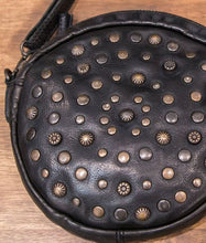 'Geneva' Round Studded - Leather Bag