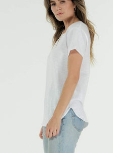 Cle Charlotte Tshirt Cle Organic Cotton Charlotte Tee Cle Organic Label Stockist Cle Pure Cotton Organic Cotton Stockist Basic State AustraliaCharlotte Tee Cle Organic Clothing Cle Clothing Australian Stockist Cle Clothing Stockist Cle Clothing Cle Charlotte Tshirt Basic State Stockist