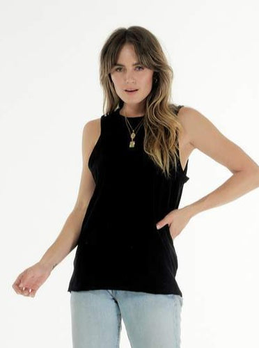 Cle Organic Cotton Clothing Black Ella Tank Organic clothing Basic State Australia Cle Stockist PLUS SIZE CLE ORGANIC CLOTHING PLUS SIZE CLE CLOTHING PLUS SIZE ELLA TANK CLE CLOTHING AUSTRALIAN STOCKIST CLE ORGANIC CLOTHING AUSTRALIAN STOCKIST