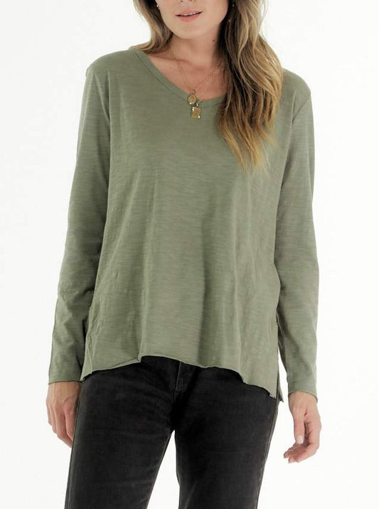 Cle Abigail Long Sleeve Tee Cle Abigail Organic Clothing Cle Clothing Cle Organic Clothing Stockist Cle Australian Stockist Basic State