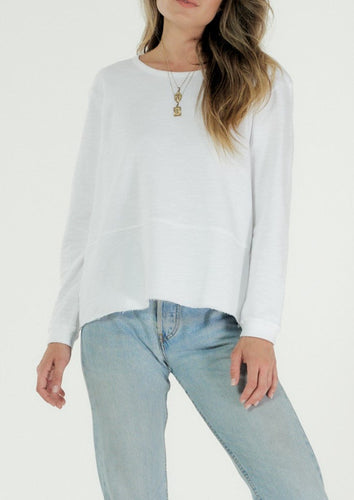 Cle Margo Jumper White Cle Margot Sweater Basic State Cle Stockist