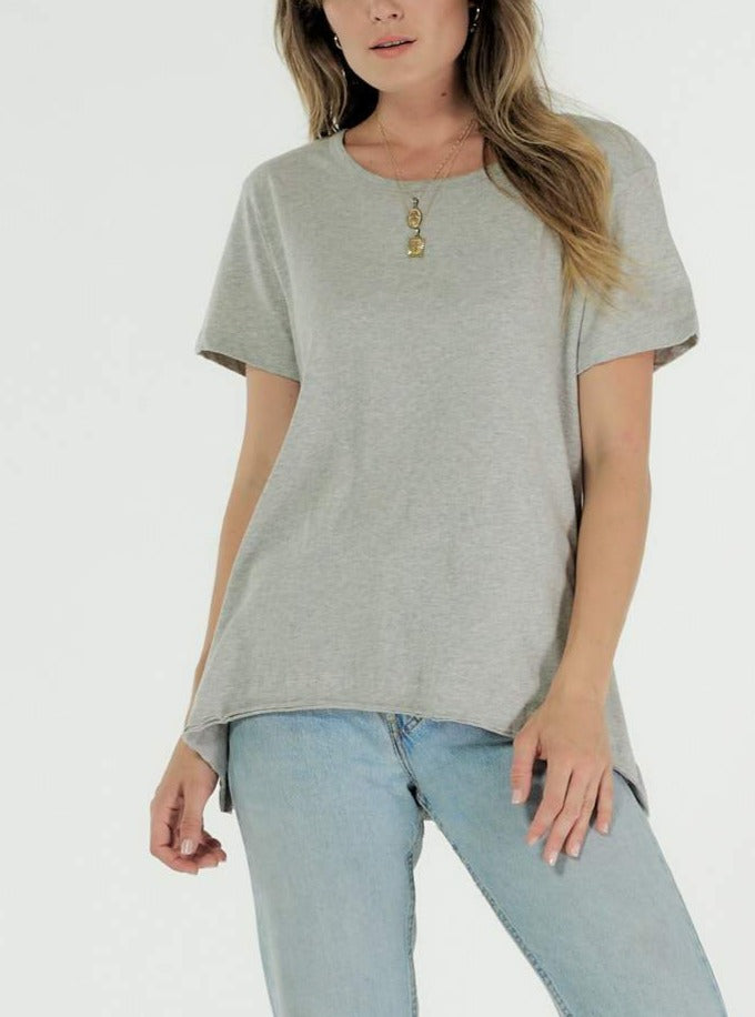 Olivia Organic Tee Cle Clothing Grey Marle Cle Organic Basics Basic State Cle Australian Stockist Olivia Organic Tee Cle Clothing Blush Cle Organic Basics Basic State Cle Australian Stockist Cle Clothing Australia  Cle Organic Clothing Cle Organic Basics