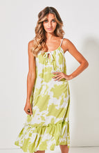 Cartel & Willow Maxi Dress Bondi Frill Dress Lime Crush Basic State