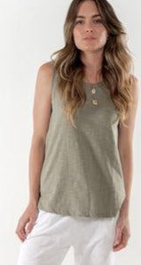 Cle Organic Clothing Cle Clothing Australian Stockist Cle Melbourne Stockist Cle Clothing Amelia Tank Cle Amelia Tank Longer Length Cle Tank Basic State Cle Stockist