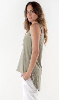 Cle Organic Clothing Cle Clothing Australian Stockist Cle Melbourne Stockist Cle Clothing Amelia Tank Cle Amelia Tank Longer Length Cle Tank Basic State Cle Stockist