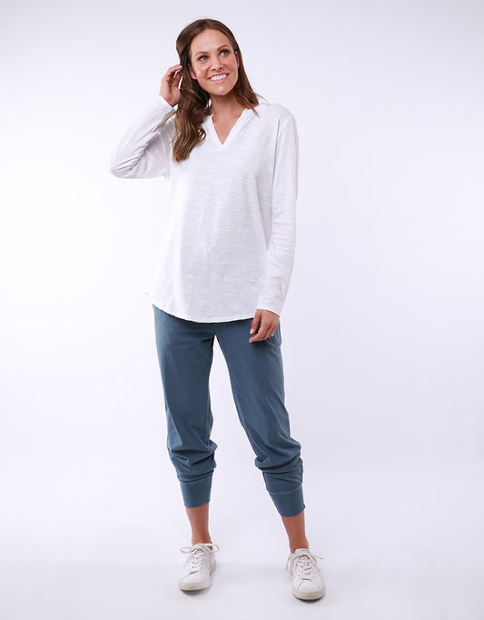 BUY ELM PLUS SIZE COLES BAY WHITE TOP