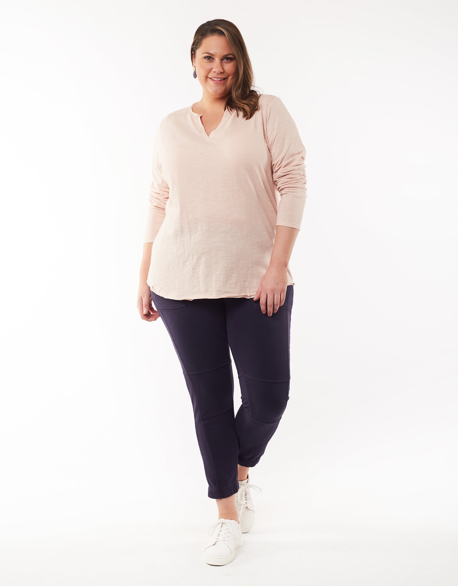 Shop Elm clothing online, Shop Elm Clothing sale, Shop Elm Coles Bay V neck long sleeve top, Elm Clothing online stockists, Long Sleeve Elm v neck top pink Shop Elm Embrace clothing online, Shop Elm Clothing sale, Shop Elm Coles Bay V neck long sleeve top, Elm Clothing online stockists, Long Sleeve Elm Plus size v neck top pink