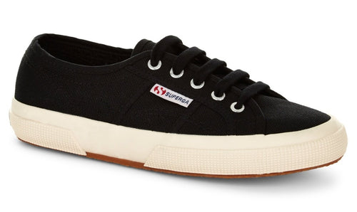 Superga 2750-Black Superga Classic Tennis Shoe Canvas Sneakers Black Superga2750 Cotu Classic Basic State Style Traders Black Tennis Shoe Runners jogger trainers