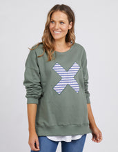 Plus Size Cross It Off Crew Sweater - Khaki
