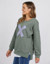Plus Size Cross It Off Crew Sweater - Khaki
