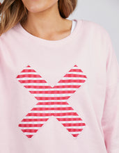 Plus Size Cross It Off Crew Sweater - Pink
