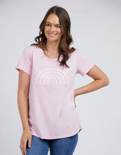 Buy Elm Pink Crescent Short Sleeve Tee Shop Elm Crescent Tee Pink Shop Elm Clothing online 
