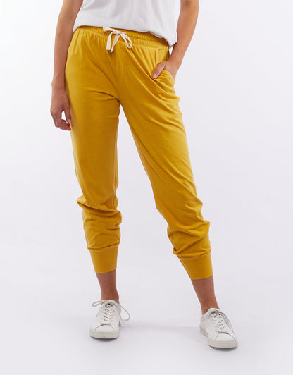 Fundamental Wash Out Lounge Pant - Mustard