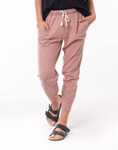 Plus Size Wash Out Lounge Pant - Rose