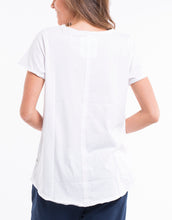 Shop Elm Fundamental V Neck Tee in White - Elm Lifestyle Clothing - Basic State Australia