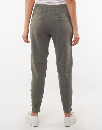 Foxwood Valentina Track Pants - Khaki - Basic State Foxwood Australian Stockist