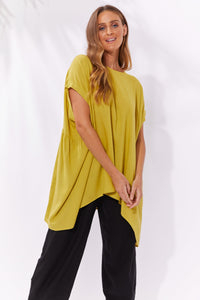 Haven Paradise Relax Top Basic State Haven Stockist Haven Clothing Australian Stockist Paradise Relax Top Lime Stockist