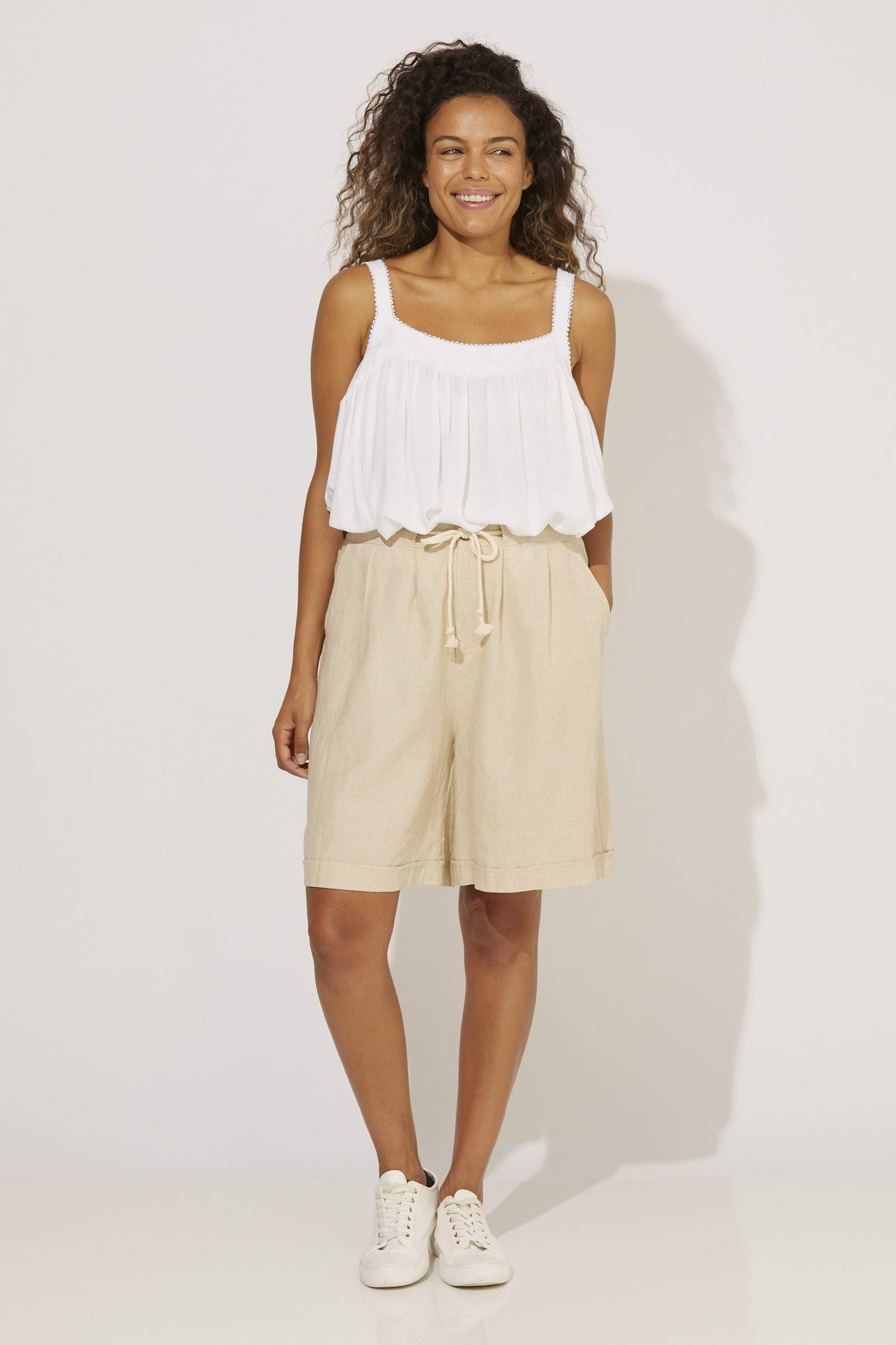 Shop Haven Bermuda Shorts Natural Shop Haven Nevis Bermuda Canvas Shorts Shop Nevis Bermuda Shorts Natural