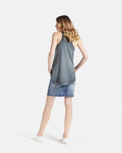 Jac & Mooki Gemma Tank Racer Back Tank Longer Length Tank Gym tank Basic State
