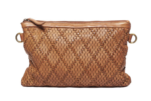 'Jasmine' Leather Clutch / Crossbody Bag