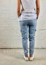Joey Joggers Light Blue - Basic State Australia - Light Blue Jeans - Comfy Denim Pants
