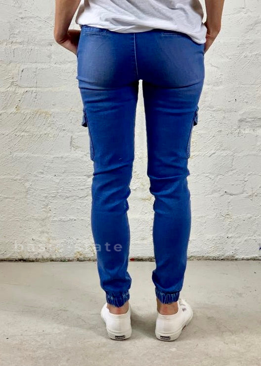 Joey Joggers True Blue Denim - Basic State Denim - Plus Size Clothing  - Jenny Joggers Jenni Joggers
